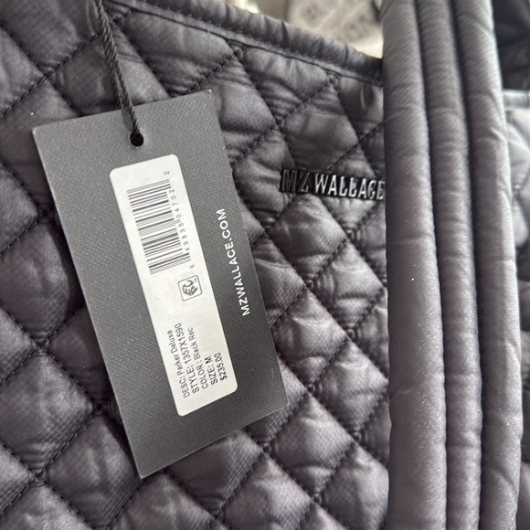 MZ WALLACE Parker Black Quilted Shoulder Bag NWT - Picture 8 of 11
